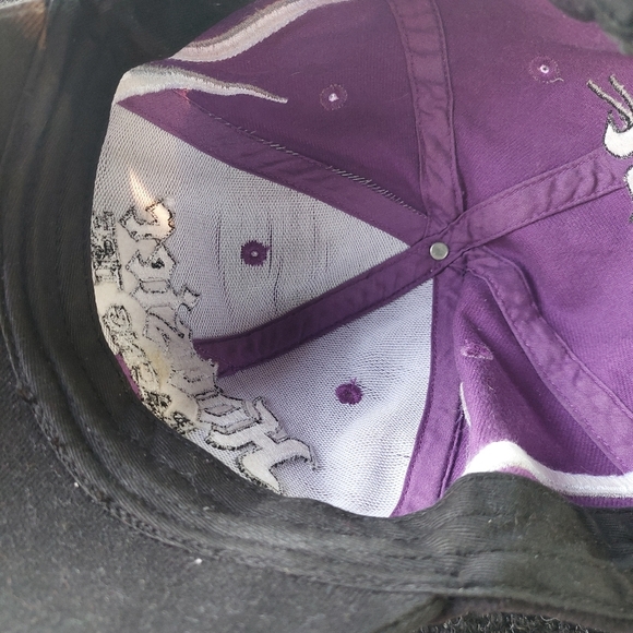 Hoosier Racing Tire Purple Cap Vintage Hat Trucker - Picture 3 of 3